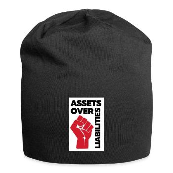 Actifs sur passifs Entrepreneur comptable - Bonnet en jersey - noir - Devant