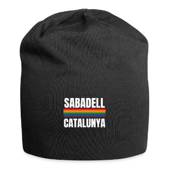 Bandera Independentista Catalana Estelada Negra - Jersey Beanie - black - Front