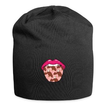 Eagle's tongue - Jersey Beanie - black - Front