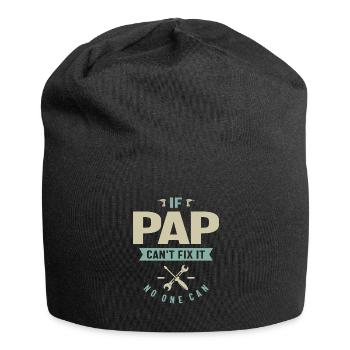 If Pap Can't Fix It - Dad and Grandpa - Jersey Beanie - black - Front