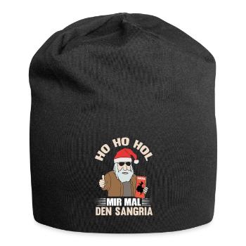HO HO HOL MIR MAL DEN SANGRIA - Jersey-Beanie - Schwarz - Vorne
