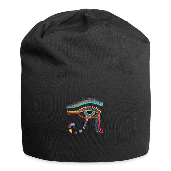 Hieroglyphics Egyptologist, Ancient Egyptian - Jersey Beanie - black - Front