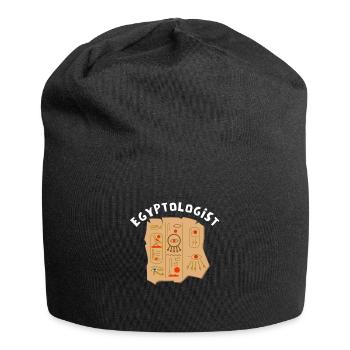 Hieroglyphics Egyptologist, Ancient Egyptian - Jersey Beanie - black - Front