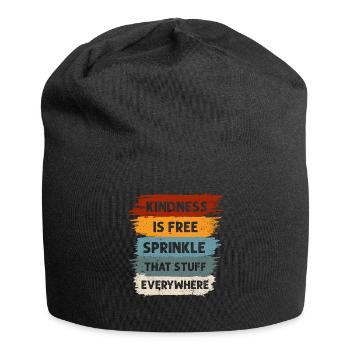 La gentillesse est gratuite, saupoudrez ce truc partout - Bonnet en jersey - noir - Devant