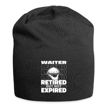 Kellner Kellnerin Im Ruhestand - Jersey-Beanie - Schwarz - Vorne