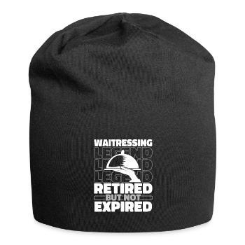 Waiter Retired waitress - Jersey Beanie - black - Front