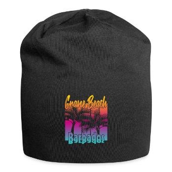Crane Beach Barbados - Jersey-Beanie - Schwarz - Vorne