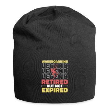 Wakeboard Wakeboarder Im Ruhestand - Jersey-Beanie - Schwarz - Vorne