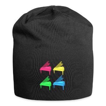 Licence de synchronisation Musique Baby Grand Piano - Bonnet en jersey - noir - Devant