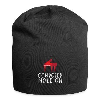 Licence de synchronisation Musique Baby Grand Piano - Bonnet en jersey - noir - Devant