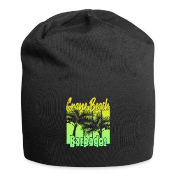 Crane Beach Barbados - Jersey-Beanie - Schwarz - Vorne