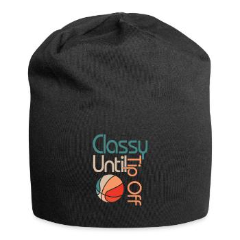 Classe jusqu’au jour du match de tipoff Basketball américain - Bonnet en jersey - noir - Devant