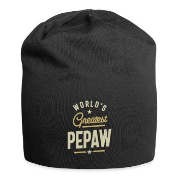 World's Greatest Pepaw - Dad and Grandpa - Jersey Beanie - black - Front