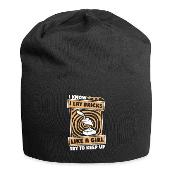 Mason Girl - Jersey Beanie - black - Front