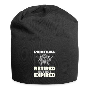Paintball Im Ruhestand - Jersey-Beanie - Schwarz - Vorne