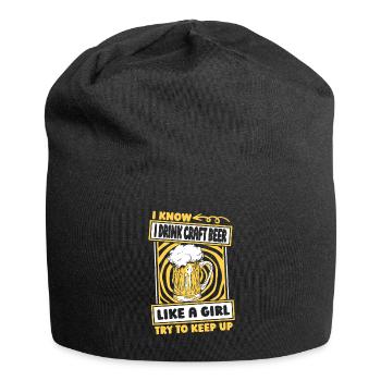 Craft Beer Craft Beer Funny - Jersey Beanie - black - Front