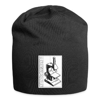 Biologie Biologiste Microscope - Bonnet en jersey - noir - Devant