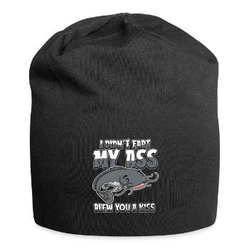 Wels Je n’ai pas pété mes fesses t’a soufflé un baiser - Bonnet en jersey - noir - Devant