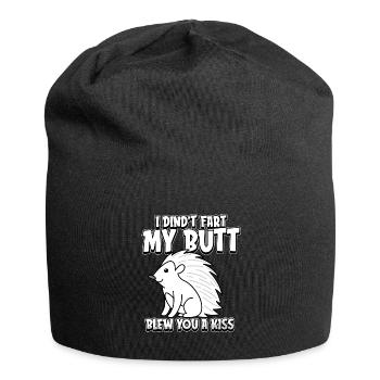 Stachelschwein Witzig - Jersey-Beanie - Schwarz - Vorne