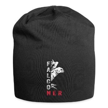 Falkenzüge Falkenjagd Züge Falken - Jersey-Beanie - Schwarz - Vorne