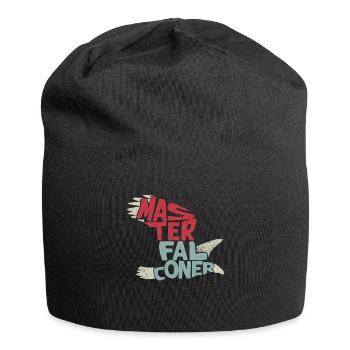 Falkenzüge Falkenjagd Züge Falken - Jersey-Beanie - Schwarz - Vorne