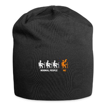 Falkenzüge Falkenjagd Züge Falken - Jersey-Beanie - Schwarz - Vorne