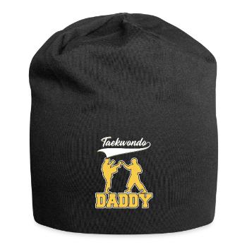 Taekwondo Vati Taekwondo Vater - Jersey-Beanie - Schwarz - Vorne