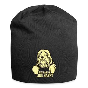 Chiens Favorite People Gift Idea T-shirt - Bonnet en jersey - noir - Devant