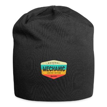 Mechanic Funny Job Title Profession - Jersey Beanie - black - Front