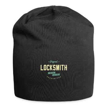 Locksmith Funny Job Title Profession - Jersey Beanie - black - Front