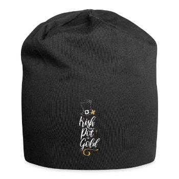 Irish You A Pot Of Gold Vintage - Jersey-Beanie - Schwarz - Vorne