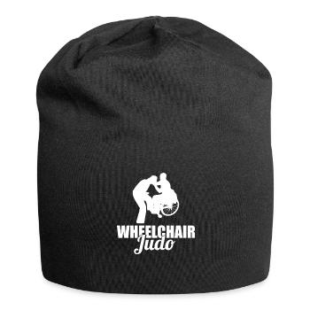 Fauteuil roulant judoka - Bonnet en jersey - noir - Devant