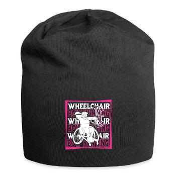 Bowhunting Bow Hunter Wheelchair - Jersey Beanie - black - Front