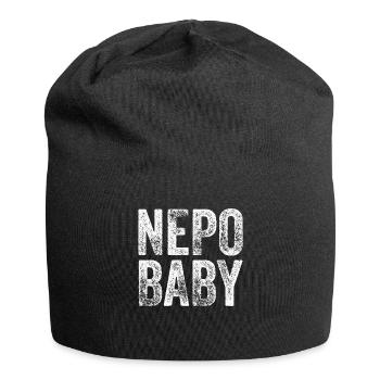 Vetternwirtschaft Nepo Baby - Jersey-Beanie - Schwarz - Vorne