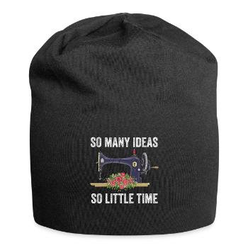 So viele Ideen So wenig Zeit Nähmaschine - Jersey-Beanie - Schwarz - Vorne