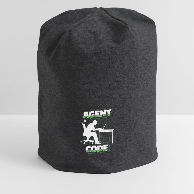 Entwickler Coder Programmierer Agent Jersey-Beanie