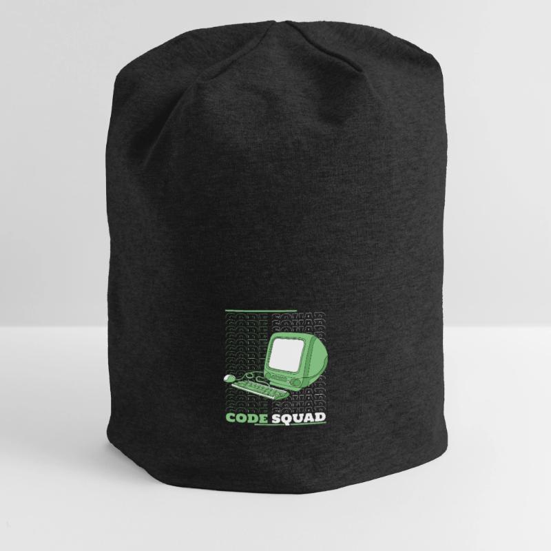 Entwickler Coder Programmierer Rechner Jersey-Beanie