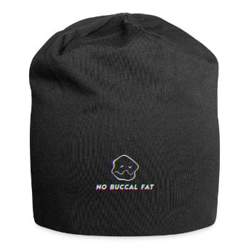 No Buccal Fat - Jersey Beanie - black - Front