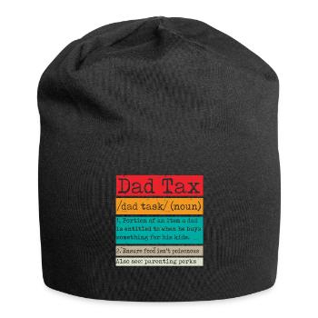 Vintage Dad Steuerdefinition Männer Lustiger Vatertag - Jersey-Beanie - Schwarz - Vorne
