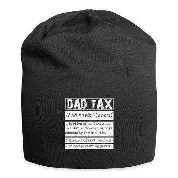 Vintage Dad Tax Definition Men Funny Father’s Day - Bonnet en jersey - noir - Devant