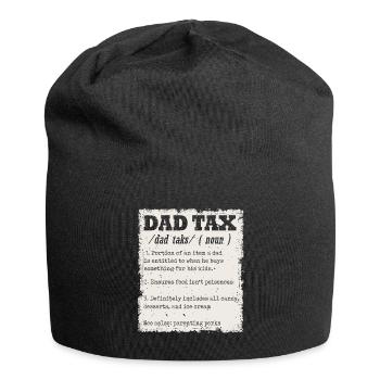 Vintage Dad Steuerdefinition Männer Lustiger Vatertag - Jersey-Beanie - Schwarz - Vorne
