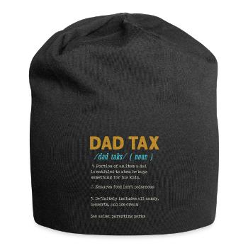 Vintage Dad Tax Definition Men Funny Father’s Day - Bonnet en jersey - noir - Devant
