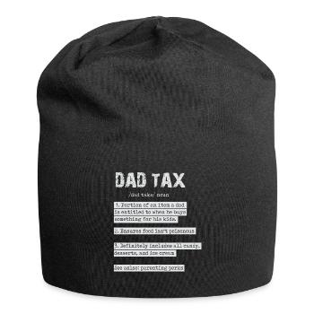 Vintage Dad Steuerdefinition Männer Lustiger Vatertag - Jersey-Beanie - Schwarz - Vorne
