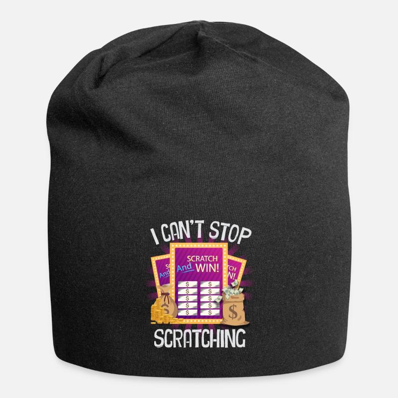 Je ne peux pas arrêter de gratter - Bonnet en jersey - noir