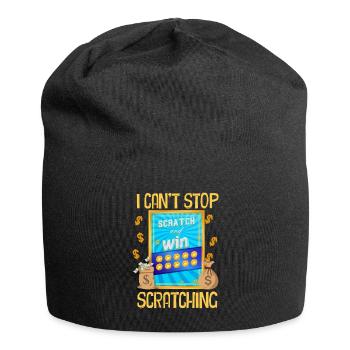 Je ne peux pas arrêter de gratter - Bonnet en jersey - noir - Devant