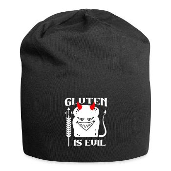 Glutenfrei Teufel - Jersey-Beanie - Schwarz - Vorne
