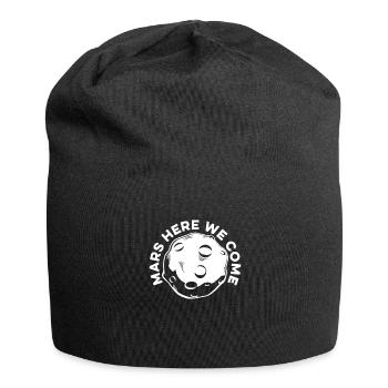 Space Space Space Colonization - Jersey Beanie - black - Front