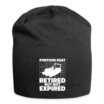 Pontonboot Im Ruhestand - Jersey-Beanie - Schwarz - Vorne