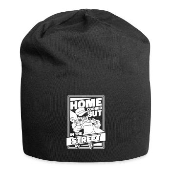 Cuisine de rue - Bonnet en jersey - noir - Devant
