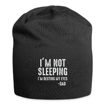 I'm Not Sleeping I'm Resting My Eyes - Jersey Beanie - black - Front